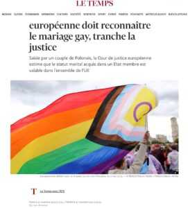 ЕС обязал страны блока признавать однополые браки, оформленные за границей