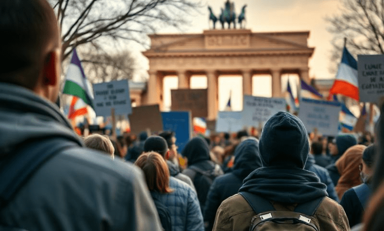 Протесты в Берлине против социальной политики — социальный резонанс