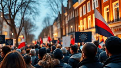 Демонстрации в Амстердаме — политический контекст