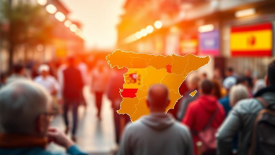 Старение населения в Испании 2023 — сравнение стран