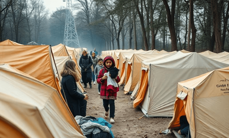 Лагеря беженцев в Германии — реакция городов