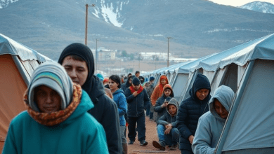 Лагеря беженцев в Северной Македонии — напряжение растёт