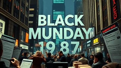 Черный понедельник 1987 — хроника главных событий