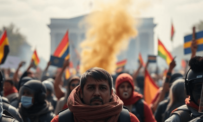 Конфликты как причина массовых протестов