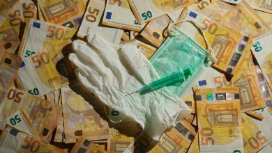 A lot of money that is laying on top of each other