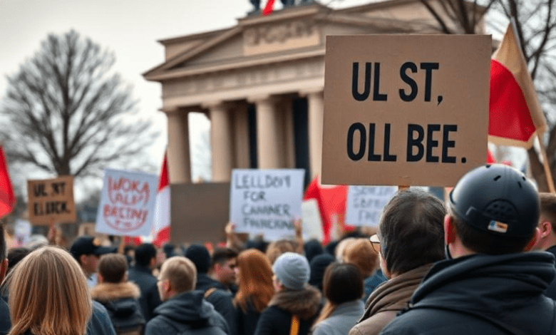 Протесты в Берлине против социальной политики — хроника развития событий