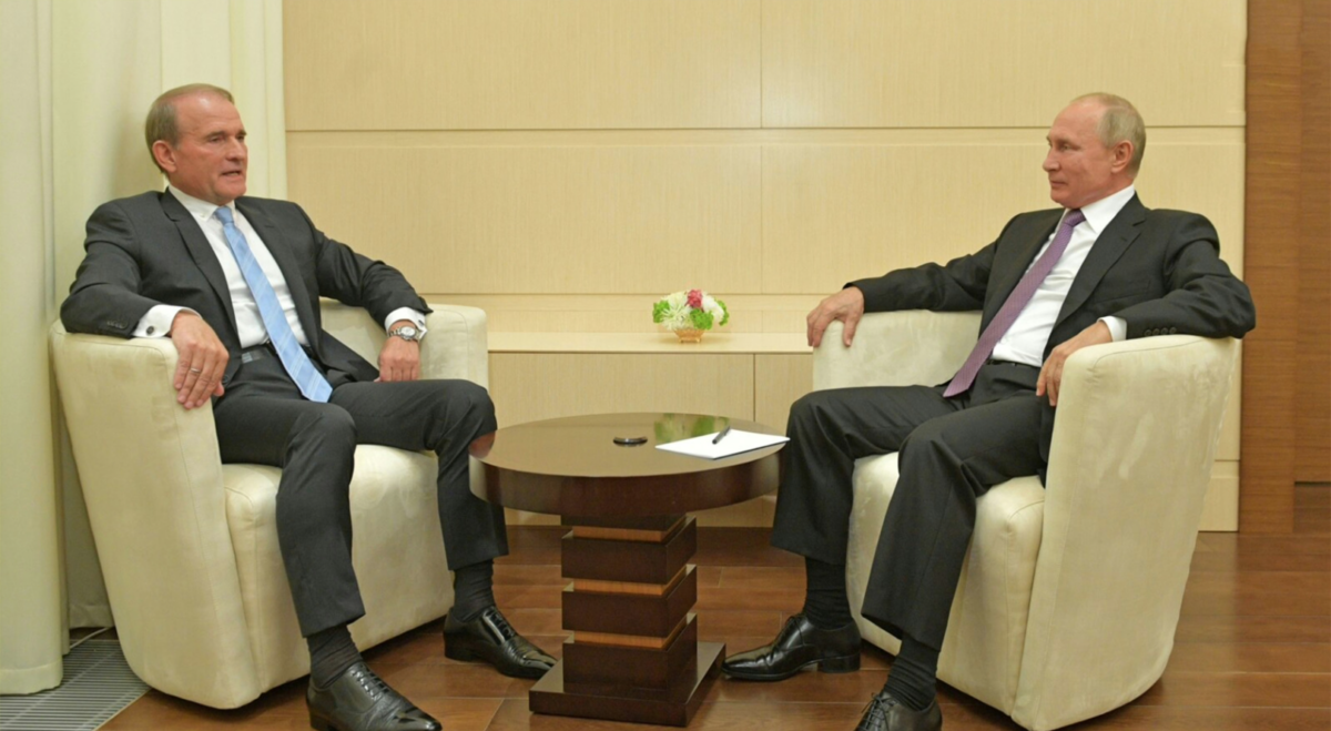 Виктор Медведчук и Владимир Путин. Москва, 6 октября 2020 года / Источник: TASS